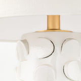 Naomi Table Lamp by Mitzi, Finish: Black Lustro/Gold Leaf Combo-Mitzi, White Lustro/Gold Leaf Combo-Mitzi, , | Casa Di Luce Lighting