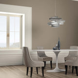 Miles S66 Suspension Light by Marchetti by Marchetti, Finsh: White, Black, Gold Leaf, Silver Leaf, Copper Leaf, White-Gold Paint, Black-Gold Paint, Grey-Gold Paint, Bronze, , | Casa Di Luce Lighting