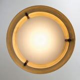 Imber Pendant by Cerno, Color: Distress Brass/Walnut - Cerno, Distress Brass/Dark Stained Walnut - Cerno, Brushed Brass/Walnut - Cerno, Matte Black/Matte White/Dark Stained Walnut - Cerno, Matte Black/Matte White/White Washed Oak - Cerno, Matte Black/Matte White/Walnut - Cerno, Brushed Rose Gold/Dark Stained Walnut - Cerno, Gloss White/White Washed Oak - Cerno, Light Option: E26 (W/h Diffuser), 2700K LED, 3500K LED, E26 (W/o Diffuser), Size: Small, Large | Casa Di Luce Lighting