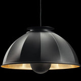 Cupola 63 Pendant by Fortuny by Venetia Studium, Color: Black, White, Finish: White, Silver Leaf, Gold Leaf, | Casa Di Luce Lighting