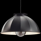 Cupola 63 Pendant by Fortuny by Venetia Studium, Color: Black, White, Finish: White, Silver Leaf, Gold Leaf, | Casa Di Luce Lighting