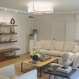 Gloss White Plura Flushmount by Cerno