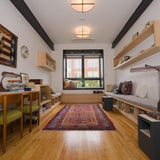 Brushed Rose Gold Plura Flushmount by Cerno