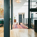 Brushed Rose Gold Plura Flushmount by Cerno