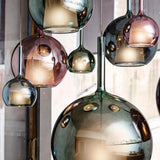 Glo Mini Pendant by Penta, Color: Transparent, Gold, Silver, Rose Gold-Cangini & Tucci, Black, Blue, Violet, Green, 4Ever-Penta, Finish: Titanium, White, | Casa Di Luce Lighting