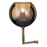 Glo Wall Lamp by Penta, Color: Transparent, Black, Silver, Rose Gold-Cangini & Tucci, Gold, Blue, Green, Violet, 4Ever-Penta, Finish: Matt Gold-Penta, Matt Black, Size: Mini, Medium | Casa Di Luce Lighting