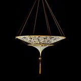 Floral Scheherazade 2 Tier Silk Suspension by Fortuny