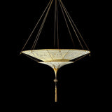 Geometric Scheherazade 2 Tier Silk Suspension by Fortuny