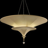 Icaro 2 Tier Suspension by Fortuny by Venetia Studium, Color: Ivory, , | Casa Di Luce Lighting