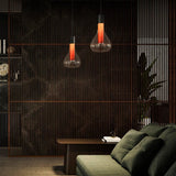 Eris Suspension Light by LZF Lamps, Finish: Aluminum, Black Matte, Wood Color: White Ivory-LZF, Cherry-LZF, Beech-LZF, Pale Rose, | Casa Di Luce Lighting