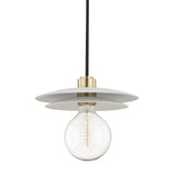 Milla Pendant by Mitzi, Finish: Brass Aged, Nickel Polished, Size: Small, Large, | Casa Di Luce Lighting