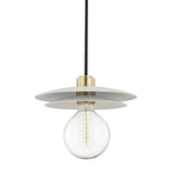 Milla Pendant by Mitzi, Finish: Brass Aged, Nickel Polished, Size: Small, Large, | Casa Di Luce Lighting