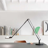 Berenice Small Table Lamp by Luceplan, Color: White Satin, Pink, Yellow, Sage Green - Foscarini, Black, Aluminium - Foscarini, Finish: Aluminum, Black, | Casa Di Luce Lighting