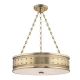 Gaines Pendant by Hudson Valley, Finish: Brass Aged, Nickel Polished, Aged Old Bronze-Hudson Valley, Historic Nickel-Hudson Valley, Size: Small, Medium, Large, | Casa Di Luce Lighting