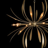 Dahlia Chandelier by Hubbardton Forge, Finish: White, Bronze, Dark Smoke-Hubbardton Forge, Black, Oil Rubbed Bronze, Natural Iron-Hubbardton Forge, Gold, Vintage Platinum-Hubbardton Forge, Soft Gold-Hubbardton Forge, Sterling-Hubbardton Forge, Modern Brass, Size: Medium, Large, | Casa Di Luce Lighting