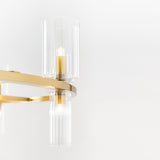 Tabitha Chandelier By Mitzi - Aged Brass Bulb Detailed View