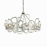 Gatsby Chandelier by Hubbardton Forge, Finish: White, Bronze, Dark Smoke-Hubbardton Forge, Black, Oil Rubbed Bronze, Natural Iron-Hubbardton Forge, Vintage Platinum-Hubbardton Forge, Soft Gold-Hubbardton Forge, Sterling-Hubbardton Forge, Modern Brass, Ink, Accent: Cristal, , | Casa Di Luce Lighting