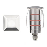 LED 1 Inch Inground Square Landscape Light by W.A.C. Lighting, Color Temperature: 2700K, 3000K, , | Casa Di Luce Lighting