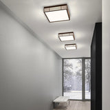 Marue Square Flush Mount By Sonneman Lighting, Finish: Textured Bronze, Size: Medium