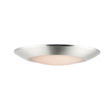 Diverse Flushmount By Maxim Lighting, Finish: Satin Nickel, Size: Small