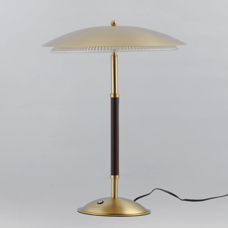 Prismatic Table Lamp, Finish: Natural Aged Brass