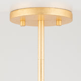 Elsa Pendant By Mitzi, Size: Medium, Finish: Gold Leaf