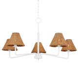 Issa Chandelier By Mitzi, Finish: Textured White