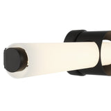 Santoro Vanity Light By Eurofase, Finish: Black, Size: Large