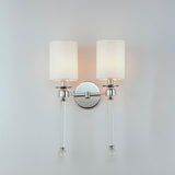 Lucent 2 Light Wall Light By Maxim Lighting, Finish: Polished Nickel
