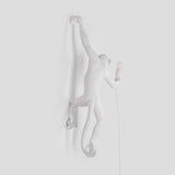 The Monkey Lamp Hanging Version Left By Seletti, Finish: White