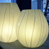 Fili Verticali Table Lamp by Murano Arte, Color: Dove Grey, Lilac, Size: Medium, Large, | Casa Di Luce Lighting