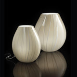Fili Verticali Table Lamp by Murano Arte, Color: Dove Grey, Size: Medium, | Casa Di Luce Lighting