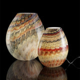 Ambiente Squame Table Lamp by Murano Arte, Color: Dove Grey, Amber, Size: Medium, Large, | Casa Di Luce Lighting