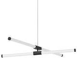 Akari LED Chandelier By Kuzco, Size: Small, Finish: Black