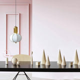 Balloon Pendant Lamp by MM Lampadari, Finish: Gold, Matt Black, Size: Small, Large, | Casa Di Luce Lighting