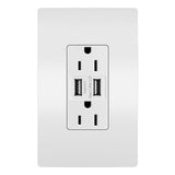 Radiant 15A Tamper Resistant USB Outlet - Casa Di Luce