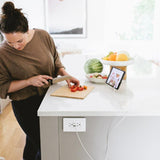 Radiant 15A Tamper Resistant USB Outlet in kitchen