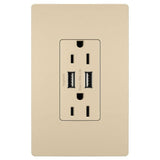 Radiant 15A Tamper Resistant USB Outlet - Casa Di Luce