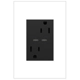 Adorne 15A Tamper Resistant Receptacle Ultra Fast 30 Watts of Power Delivery USB