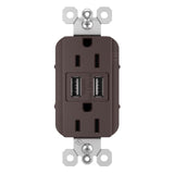 Radiant 15A Tamper Resistant USB Outlet - Casa Di Luce