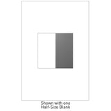 Adorne Blank - Half-Size by Legrand Adorne, Color: Graphite-Legrand Adorne, Magnesium-Legrand Adorne, White, , | Casa Di Luce Lighting