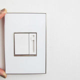 Adorne 450W CFL-LED Paddle Dimmer by Legrand Adorne, Color: Graphite-Legrand Adorne, Magnesium-Legrand Adorne, White, , | Casa Di Luce Lighting