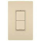 Radiant Two Single Pole Switches - Casa Di Luce