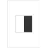 Adorne Blank - Half-Size by Legrand Adorne, Color: Graphite-Legrand Adorne, Magnesium-Legrand Adorne, White, , | Casa Di Luce Lighting