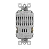 Nickel Radiant 15A Tamper Resistant USB Outlet by Legrand Adorne