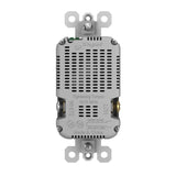 White Radiant 15A Tamper Resistant USB Outlet by Legrand Adorne