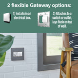 Adorne Smart Switch Starter Kit With Gateway and Home Away Wireless Smart Switch with Netatmo