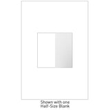 Adorne Blank - Half-Size by Legrand Adorne, Color: White, , | Casa Di Luce Lighting