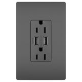 Radiant 15A Tamper Resistant USB Outlet - Casa Di Luce