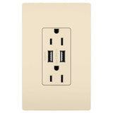 Radiant 15A Tamper Resistant USB Outlet - Casa Di Luce